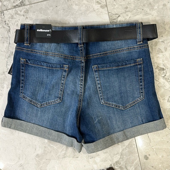 Dollhouse Juniors  Denim Shorts Blue - Picture 6 of 7